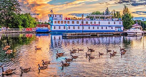 Kawartha Voyageur At Sunrise_P1160697.jpg - Photographed along the Rideau Canal Waterway at Smiths Falls, Ontario, Canada.